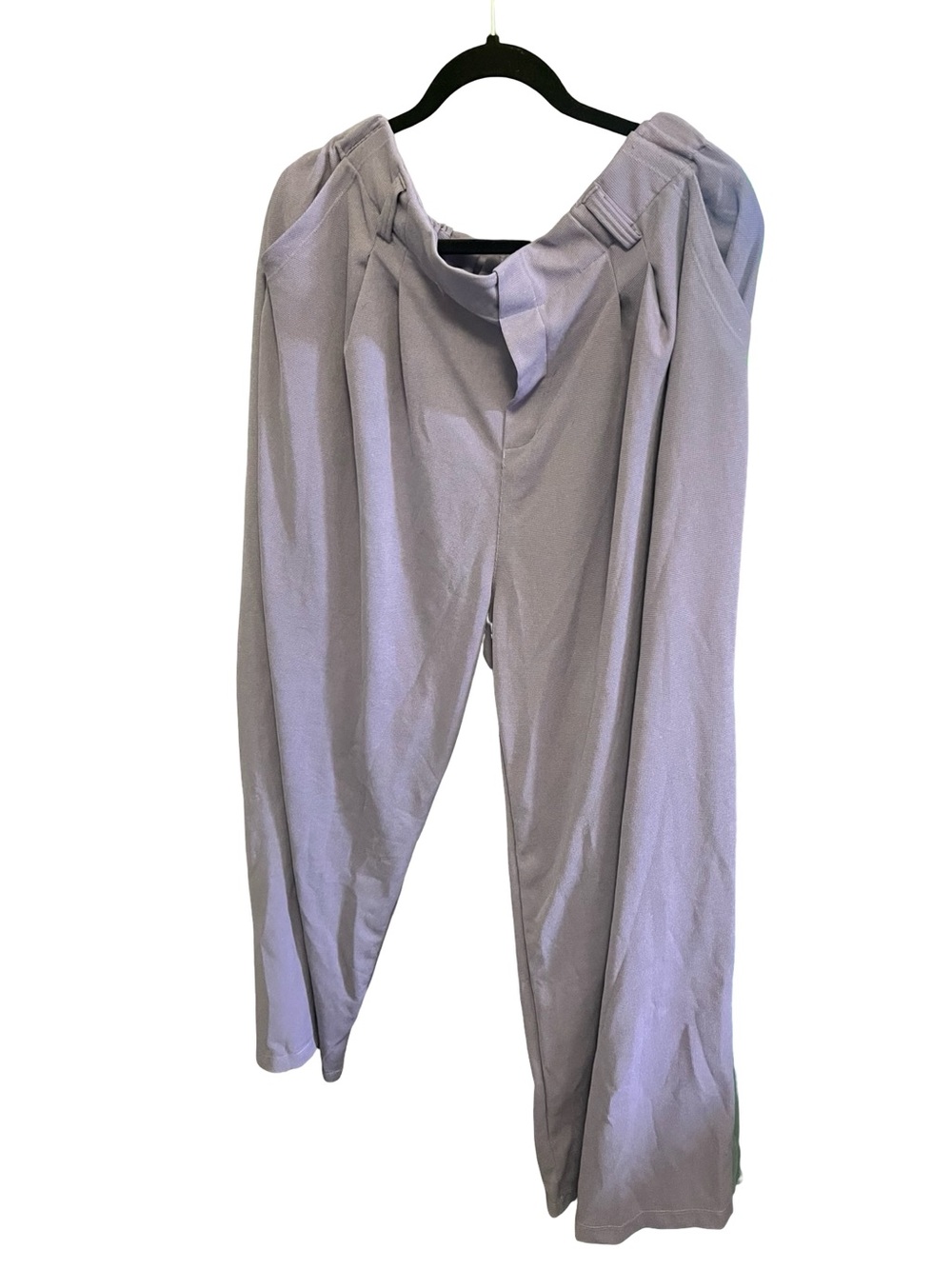 XL HALARA Lavender Purple Women’s wide Leg waffle knit pants